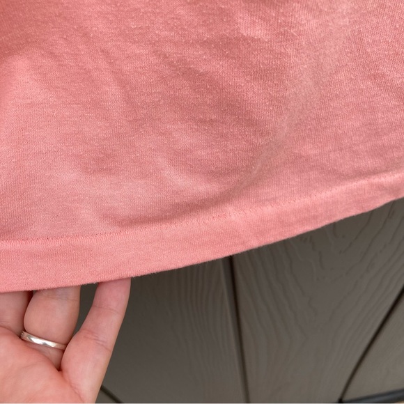 Vintage 90s Tshirt Aquatic Ocean Animal Print Turtle Dolphin Sea horse Sun Palms - Picture 6 of 9